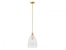 Savoy House Meridian CA M7051NB - 1-Light Pendant in Natural Brass