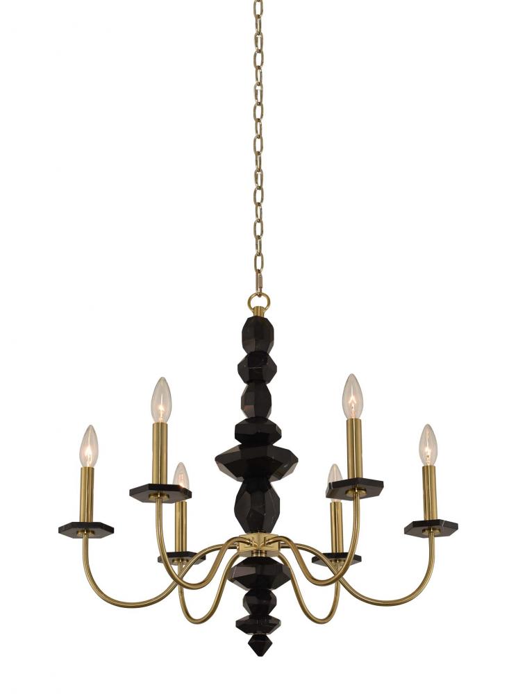 Piedra 6 Light Chandelier