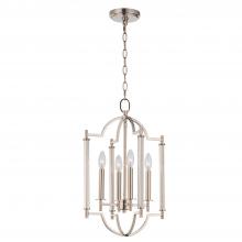 Kalco 512971PN - Provence 4 Light Chandelier