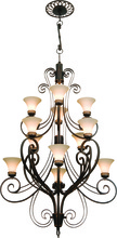 Kalco 5189MG/1356 - Mirabelle (4+4+4) Light 3 Tier Foyer