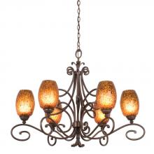 Kalco 5534AC/PS02 - Amelie 6 Light Chandelier