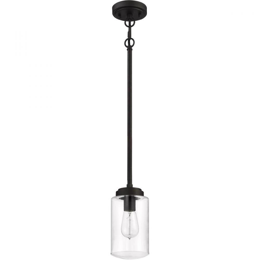 Crosspoint 1 Light Outdoor Mini Pendant Espresso