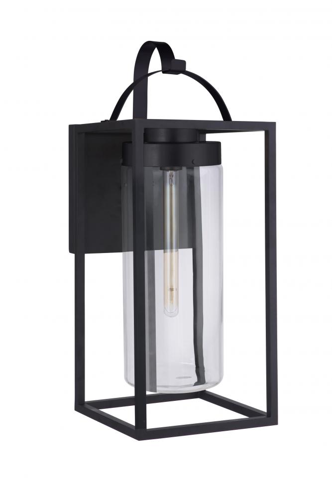 Neo 1 Light Extra Large Outdoor Wall Lantern in Midnight