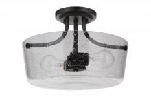 Craftmade 50252-FB - Tyler 2 Light Semi Flush in Flat Black