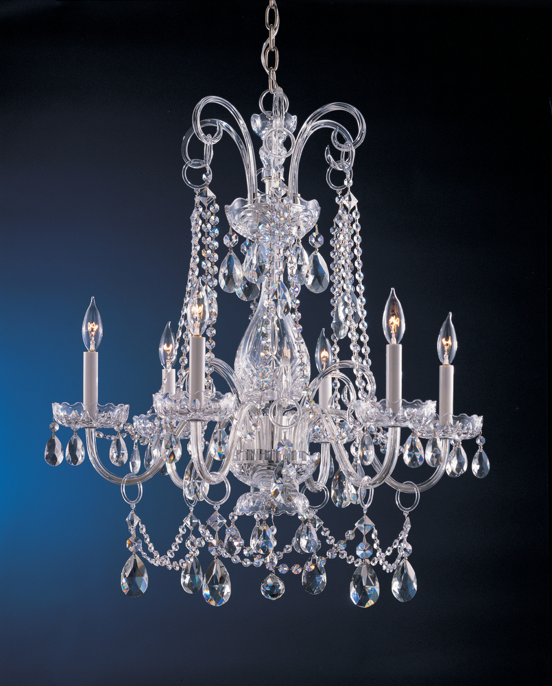 Traditional Crystal 6 Light Chandelier – Crystorama