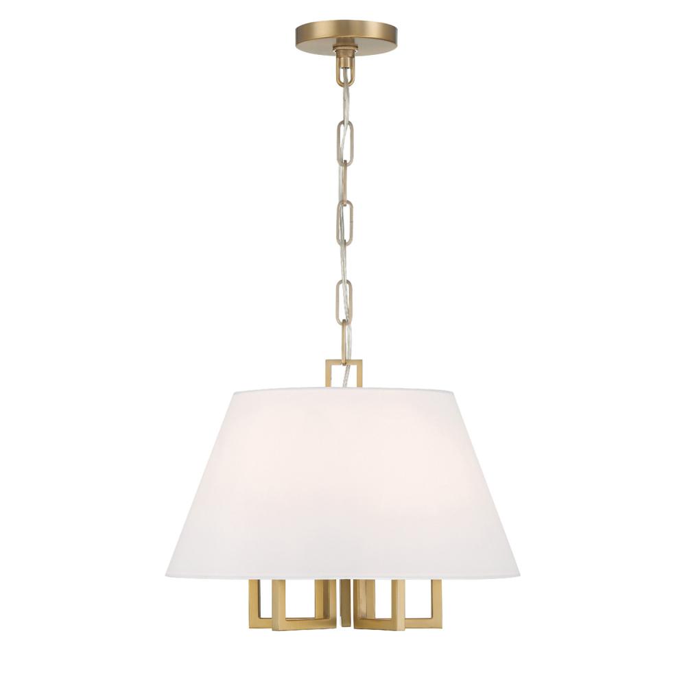 Libby Langdon Westwood 5 Light Vibrant Gold Pendant