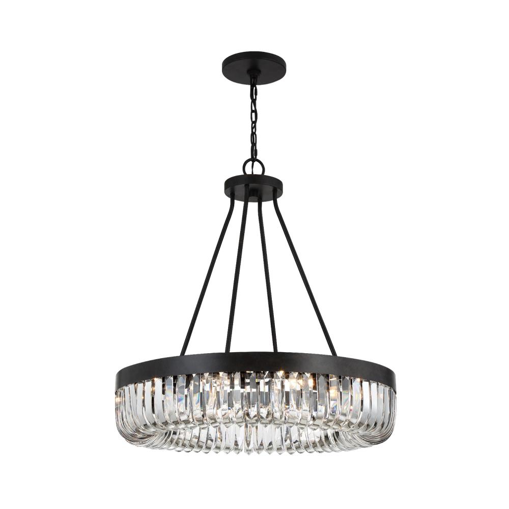 Alister 10 Light Charcoal Bronze Chandelier