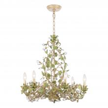 Traditional Crystal 8 Light Hand Cut Crystal Polished Brass Chandelier :  1128-PB-CL-MWP