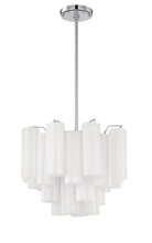 Crystorama ADD-300-CH-WH - Addis 4 Light Polished Chrome Mini Chandelier