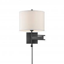 Crystorama MAR-A8031-MK - Marshall 1 Light Matte Black Task Sconce