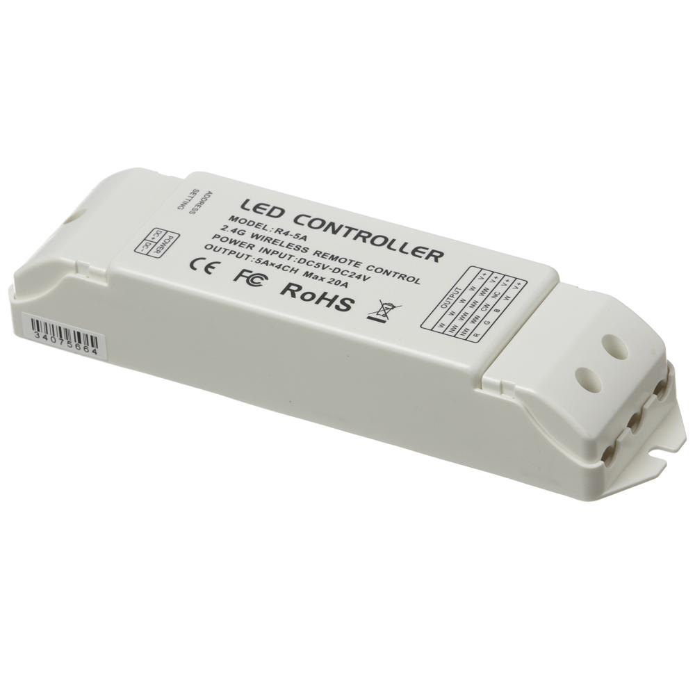 DC5V-DC24V LED Controller 5Ax4CH