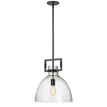 Dainolite LBY-141P-MB - 1LT Pendant, Matte Black Finish