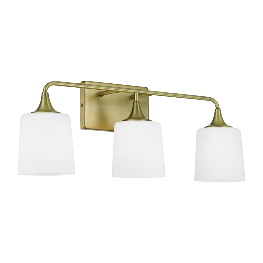 Brass and Crystal Lamp With Ridged Lampshade -  Canada