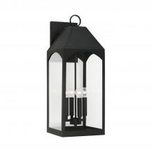 Capital Canada 946341BK - 4 Light Outdoor Wall Lantern