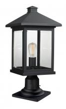 Z-Lite 531PHBR-533PM-BK - 1 Light Outdoor Pier Mounted Fixture