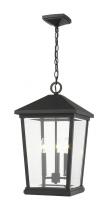 Z-Lite 568CHXL-BK - 3 Light Outdoor Chain Mount Ceiling Fixture