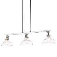 Golden Canada 0305-LP CH-CLR - Carver Linear Pendant in Chrome