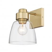 Golden Canada 0314-1W BCB-CLR - 1 Light Wall Sconce