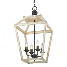 Golden Canada 0839-4P ABI - Haiden 4 Light Pendant in Antique Black Iron