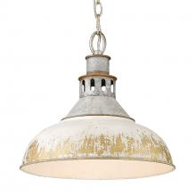 Golden Canada 0865-L AGV-AI - Kinsley Large Pendant in Aged Galvanized Steel