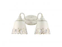 Golden Canada 0883-BA2 AI - Eloise 2-Light Vanity Light in Antique Ivory