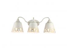 Golden Canada 0883-BA3 AI - Eloise 3-Light Vanity Light in Antique Ivory