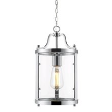 Golden Canada 1157-M1L CH - Payton Mini Pendant in Chrome with Clear Glass