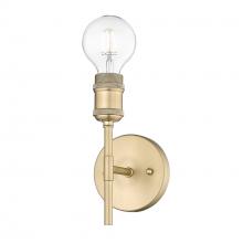 Golden Canada 1945-1W BCB - Axel BCB 1 Light Wall Sconce in Brushed Champagne Bronze