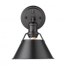 Golden Canada 3306-BA1 BLK-BLK - Orwell 1-Light Bath Vanity in Matte Black