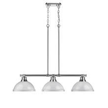 Golden Canada 3602-3LP CH-WH - 3 Light Linear Pendant