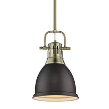 Golden Canada 3604-S AB-RBZ - Duncan Small Pendant with Rod