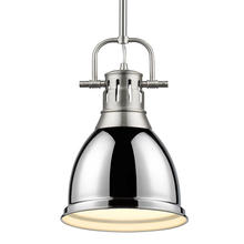 Golden Canada 3604-S PW-CH - Duncan Small Pendant with Rod