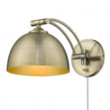 Golden Canada 3688-A1W AB-AB - Rey Articulating 1 Light Wall Sconce