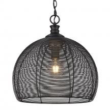 Golden Canada 6802-M BLK - Calypso Medium Pendant in Matte Black