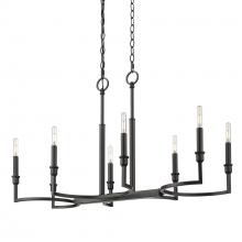 Golden Canada 8209-LP BLK - Ellyn Linear Pendant in Matte Black