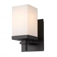 Golden Canada DDDD-BA1 BLK-OP - Maddox 1 Light Bath Vanity in Matte Black