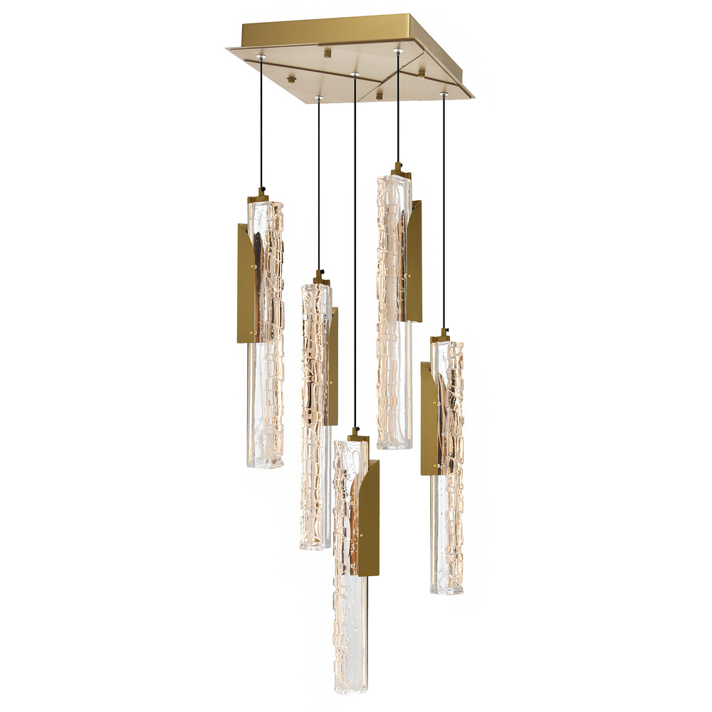 Valira Integrated LED Brass Mini Pendant