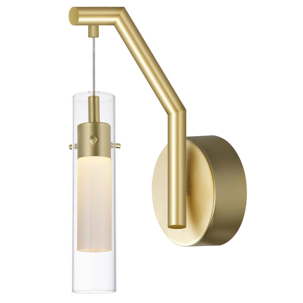 Olinda LED Integrated Satin Gold Wall Light