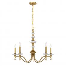 Savoy House Canada 1-1361-5-322 - Champlain 5-Light Chandelier in Warm Brass