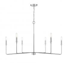 Savoy House Canada 1-2221-6-109 - Salerno 6-Light Chandelier in Polished Nickel