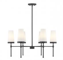 Savoy House Canada 1-2802-6-89 - Haynes 6-Light Chandelier in Matte Black