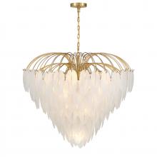 Savoy House Canada 1-3505-15-322 - Boa 15-Light Chandelier in Warm Brass by Breegan Jane