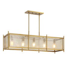 Savoy House Canada 1-3802-5-322 - Jacobs 5-Light Linear Chandelier in Warm Brass