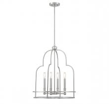 Savoy House Canada 3-6612-4-SN - Diplomat 4-Light Pendant in Satin Nickel