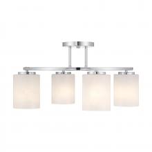 Savoy House Canada 6-4693-4-11 - Herron 4-Light Ceiling Light in Chrome