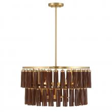 Savoy House Canada 7-2747-4-322 - Aquitane 4-Light Pendant in Warm Brass