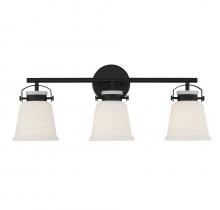 Savoy House Canada 8-1627-3-BK - Kaden 3-Light Bathroom Vanity Light in Matte Black