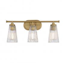 Savoy House Canada 8-1745-3-322 - Chantilly 3-Light Bathroom Vanity Light in Warm Brass