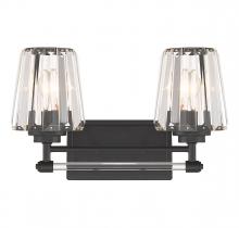 Savoy House Canada 8-6001-2-BK - Garnet 2-Light Bathroom Vanity Light in Matte Black