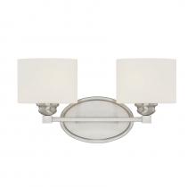 Savoy House Canada 8-890-2-SN - Kane 2-Light Bathroom Vanity Light in Satin Nickel